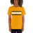 Woman wearing a Klein Oak High School Panthers Premium Gold Unisex T-shirt 98