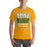 Man wearing a Klein Forest High School Premium Gold Unisex T-shirt 01