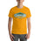 Man wearing a Klein Forest High School Premium Gold Unisex T-shirt 09