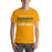 Man wearing a Klein Forest High School Premium Gold Unisex T-shirt 24