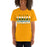 Woman wearing a Klein Forest High School Premium Gold Unisex T-shirt 31