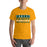 Man wearing a Klein Forest High School Premium Gold Unisex T-shirt 35