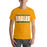 Man wearing a Klein Forest High School Premium Gold Unisex T-shirt 98