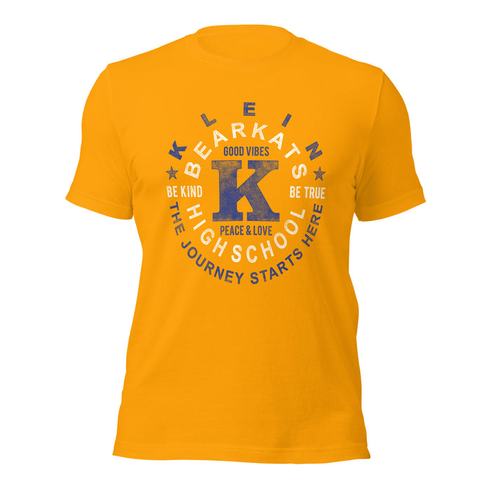 Klein High School Bearkats Premium Gold Unisex T-shirt 16