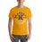 Man wearing a Klein High School Bearkats Premium Gold Unisex T-shirt 19