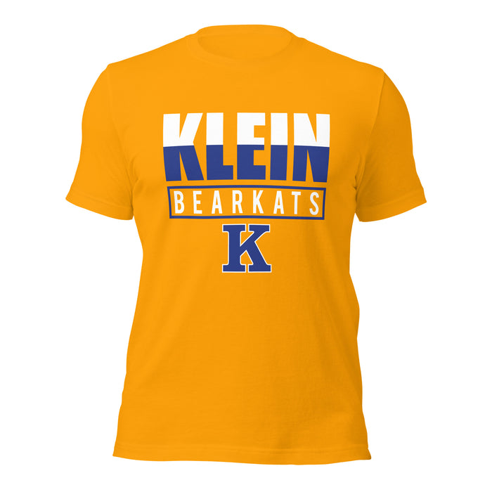 Klein High School Bearkats Premium Gold Unisex T-shirt 29