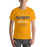 Man wearing a Klein High School Bearkats Premium Gold Unisex T-shirt 34