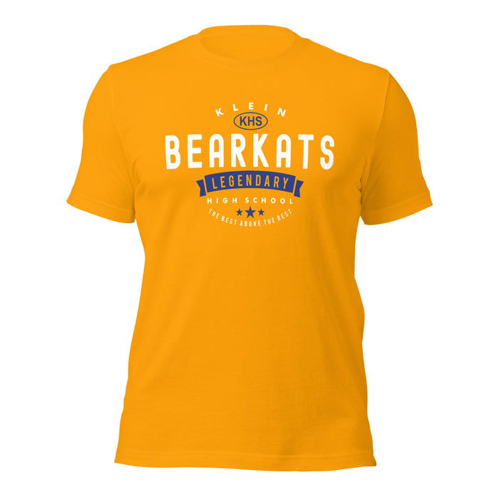 Klein High School Bearkats Premium Gold Unisex T-shirt 44