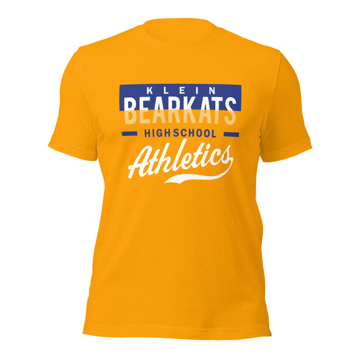 Klein High School Bearkats Premium Gold Unisex T-shirt 48