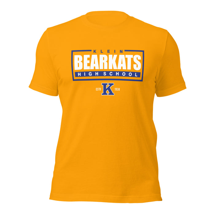 Klein High School Bearkats Premium Gold Unisex T-shirt 49