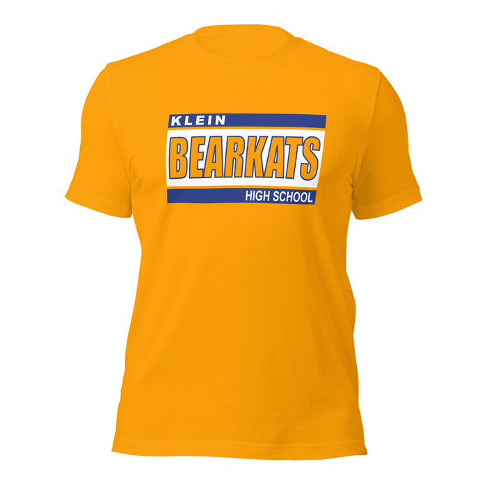 Klein High School Bearkats Premium Gold Unisex T-shirt 72