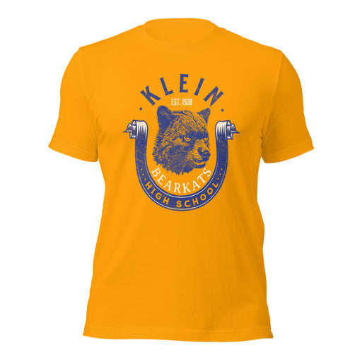 Klein High School Bearkats Premium Gold Unisex T-shirt 202