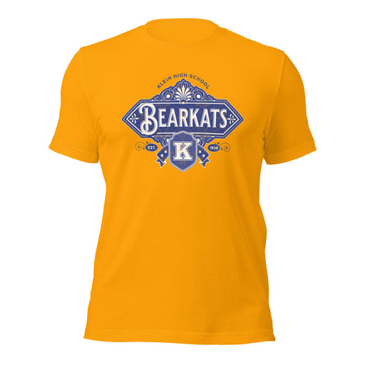 Klein High School Bearkats Premium Gold Unisex T-shirt 206