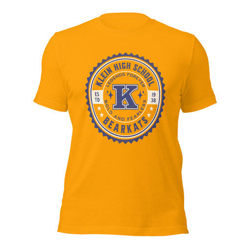 Klein High School Bearkats Premium Gold Unisex T-shirt 211