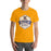 Man wearing a Klein High School Bearkats Premium Gold Unisex T-shirt 215