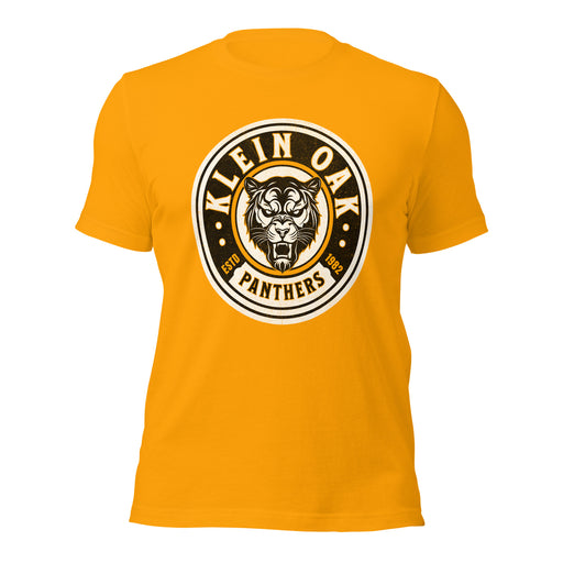 Klein Oak High School Panthers Premium Gold Unisex T-shirt 201