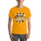 Man wearing a Klein Oak High School Panthers Premium Gold Unisex T-shirt 215