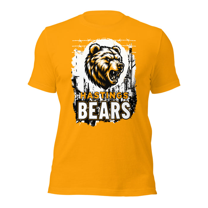 Hastings High School Bears Black Premium Unisex T-shirt 202