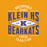 Close-up view of Klein High School Bearkats Gold Premium Unisex T-shirt 210