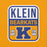 Close-up view of Klein High School Bearkats Gold Premium Unisex T-shirt 001