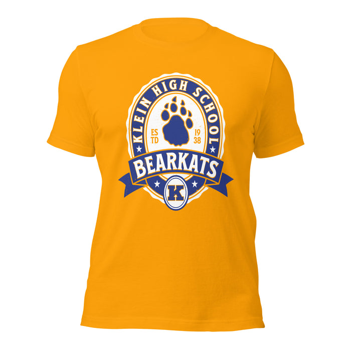 Klein High School Bearkats Gold Premium Unisex T-shirt 212