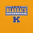 Close-up view of Klein High School Bearkats Gold Premium Unisex T-shirt 049