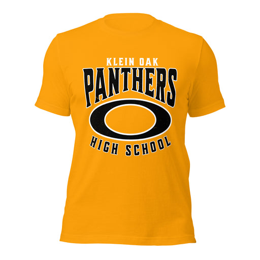 Klein Oak High School Panthers Premium Gold Unisex T-shirt 213