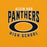 Close-up view of Klein Oak High School Panthers Premium Gold Unisex T-shirt 213