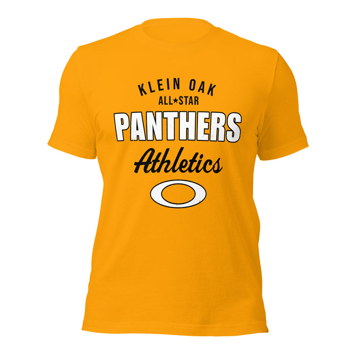 Klein Oak High School Panthers Premium Gold Unisex T-shirt 034