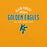 Close-up view of Klein Forest High School Golden Eagles Premium Gold Unisex T-shirt 040