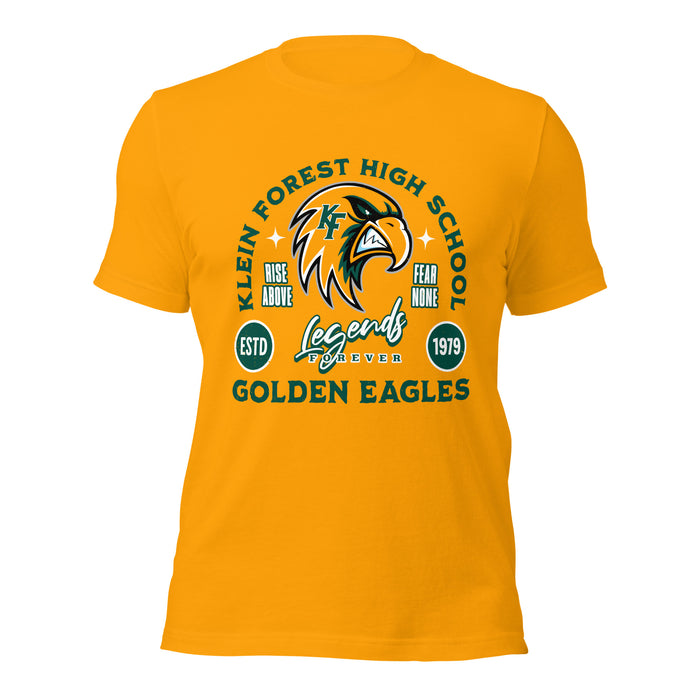 Klein Forest High School Golden Eagles Premium Gold Unisex T-shirt 208