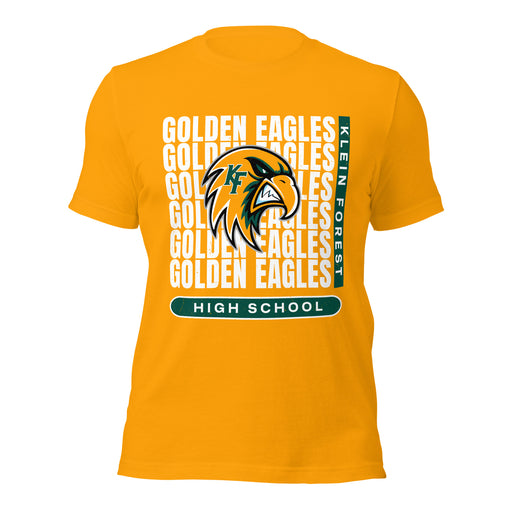 Klein Forest High School Golden Eagles Premium Gold Unisex T-shirt 235