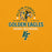 Close-up view of Klein Forest High School Golden Eagles Premium Gold Unisex T-shirt 222