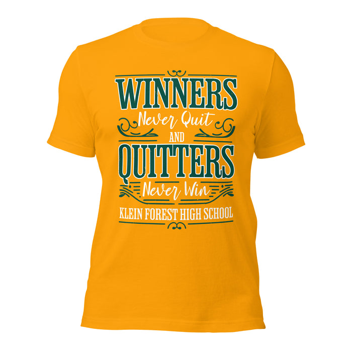 Klein Forest High School Golden Eagles Premium Gold Unisex T-shirt 237