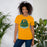 Woman wearing Klein Forest High School Golden Eagles Premium Gold Unisex T-shirt 219