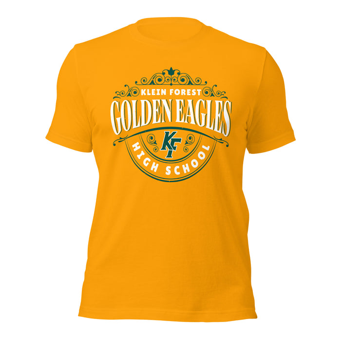 Klein Forest High School Golden Eagles Premium Gold Unisex T-shirt 211