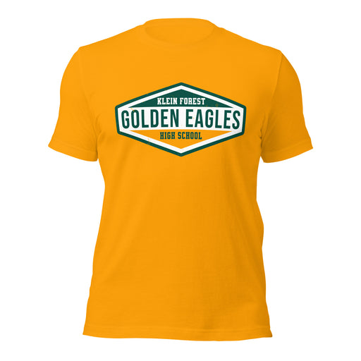 Klein Forest High School Golden Eagles Premium Gold Unisex T-shirt 009