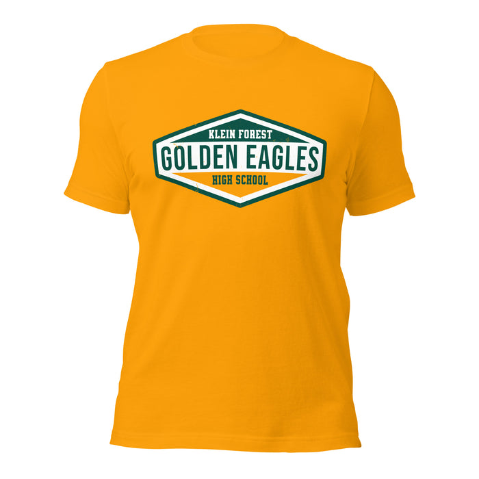 Klein Forest High School Golden Eagles Premium Gold Unisex T-shirt 009