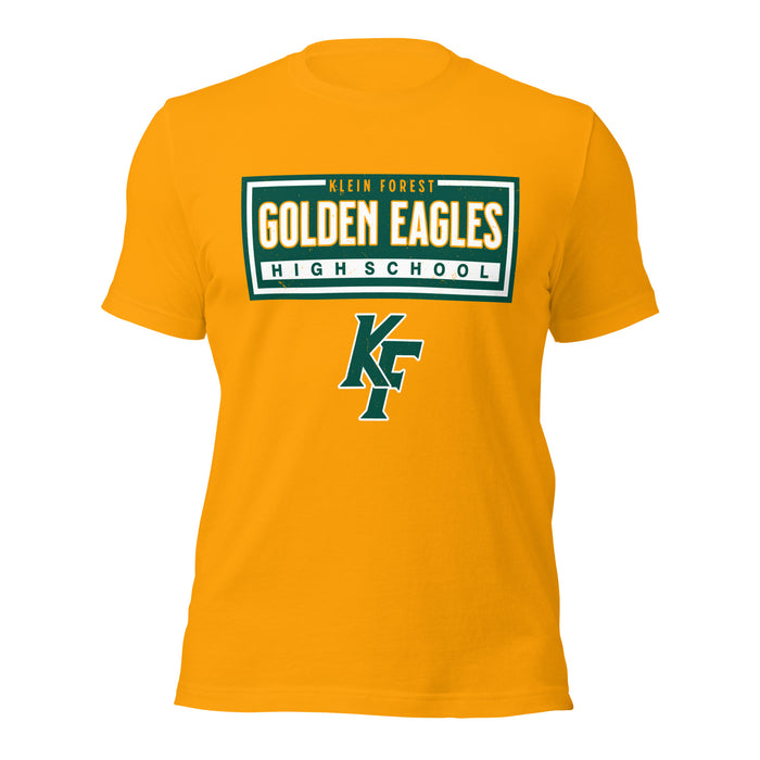 Klein Forest High School Golden Eagles Premium Gold Unisex T-shirt 049