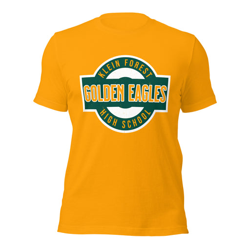 Klein Forest High School Golden Eagles Premium Gold Unisex T-shirt 011