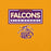 Close-up view of Jersey Village High School Falcons Gold Premium Unisex T-shirt 049
