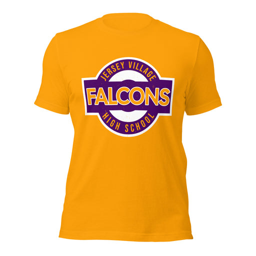 Jersey Village High School Falcons Gold Premium Unisex T-shirt 011