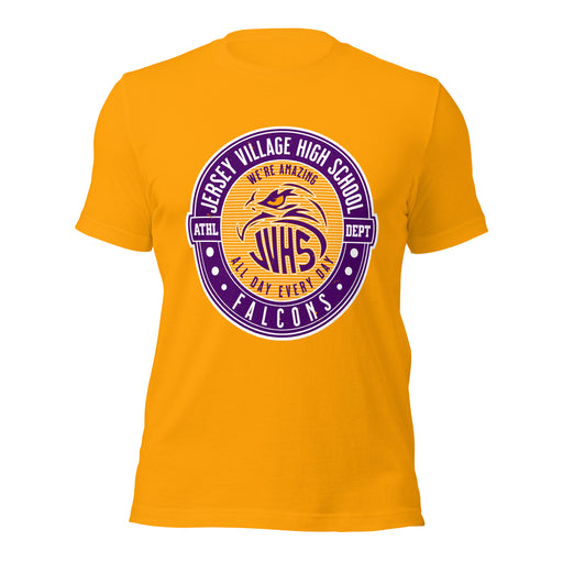 Jersey Village High School Falcons Gold Premium Unisex T-shirt 224