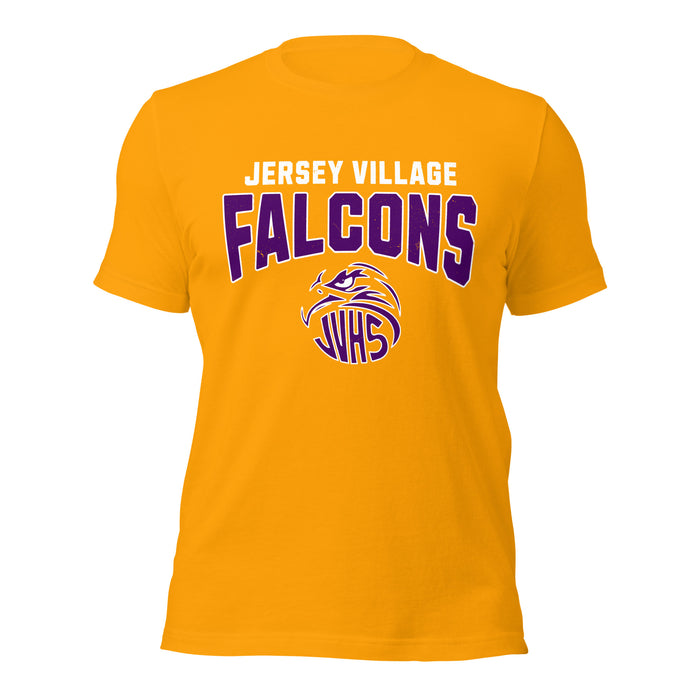 Jersey Village High School Falcons Gold Premium Unisex T-shirt 234