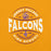 Close-up view of Jersey Village High School Falcons Gold Premium Unisex T-shirt 218