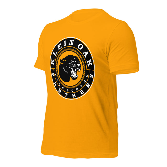 Klein Oak High School Panthers Premium Gold Unisex T-shirt 02