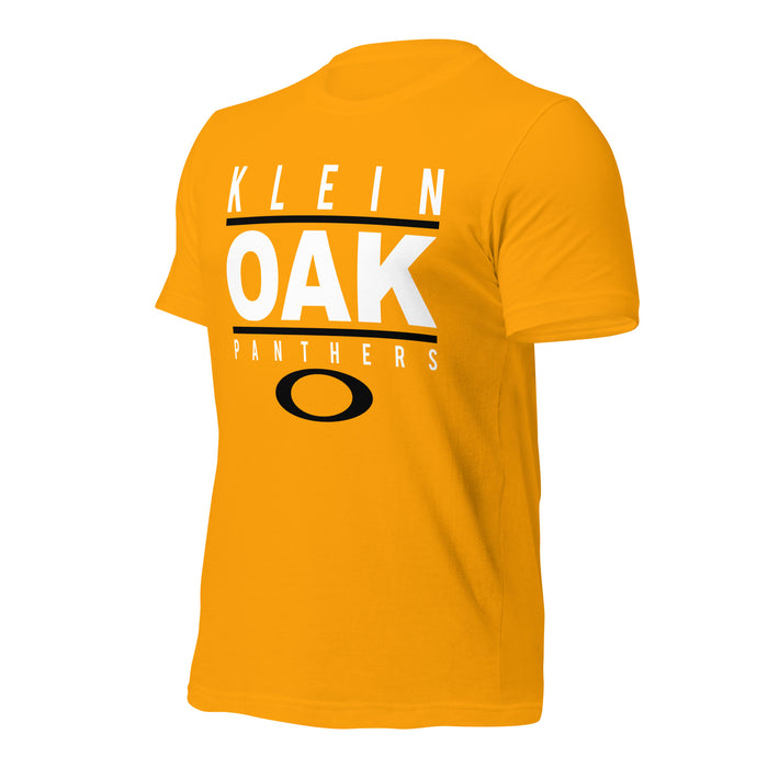 Klein Oak High School Panthers Premium Gold Unisex T-shirt 07