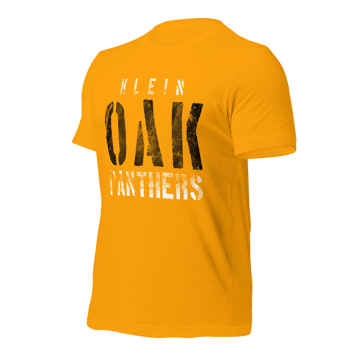 Klein Oak High School Panthers Premium Gold Unisex T-shirt 17