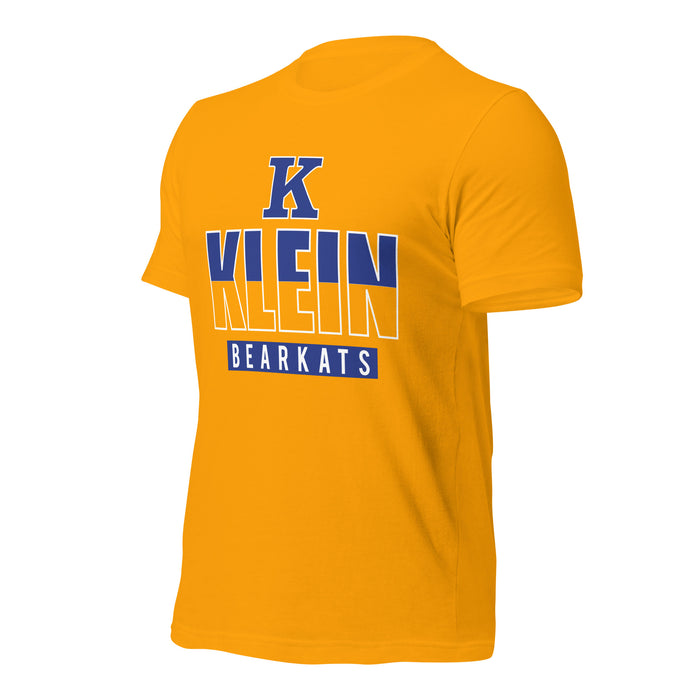 Klein High School Bearkats Premium Gold Unisex T-shirt 23a