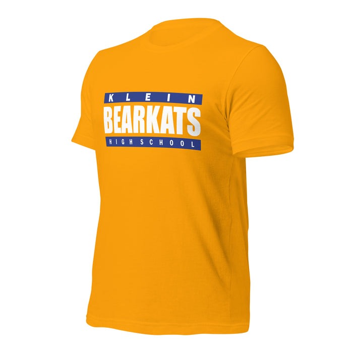 Klein High School Bearkats Premium Gold Unisex T-shirt 98a